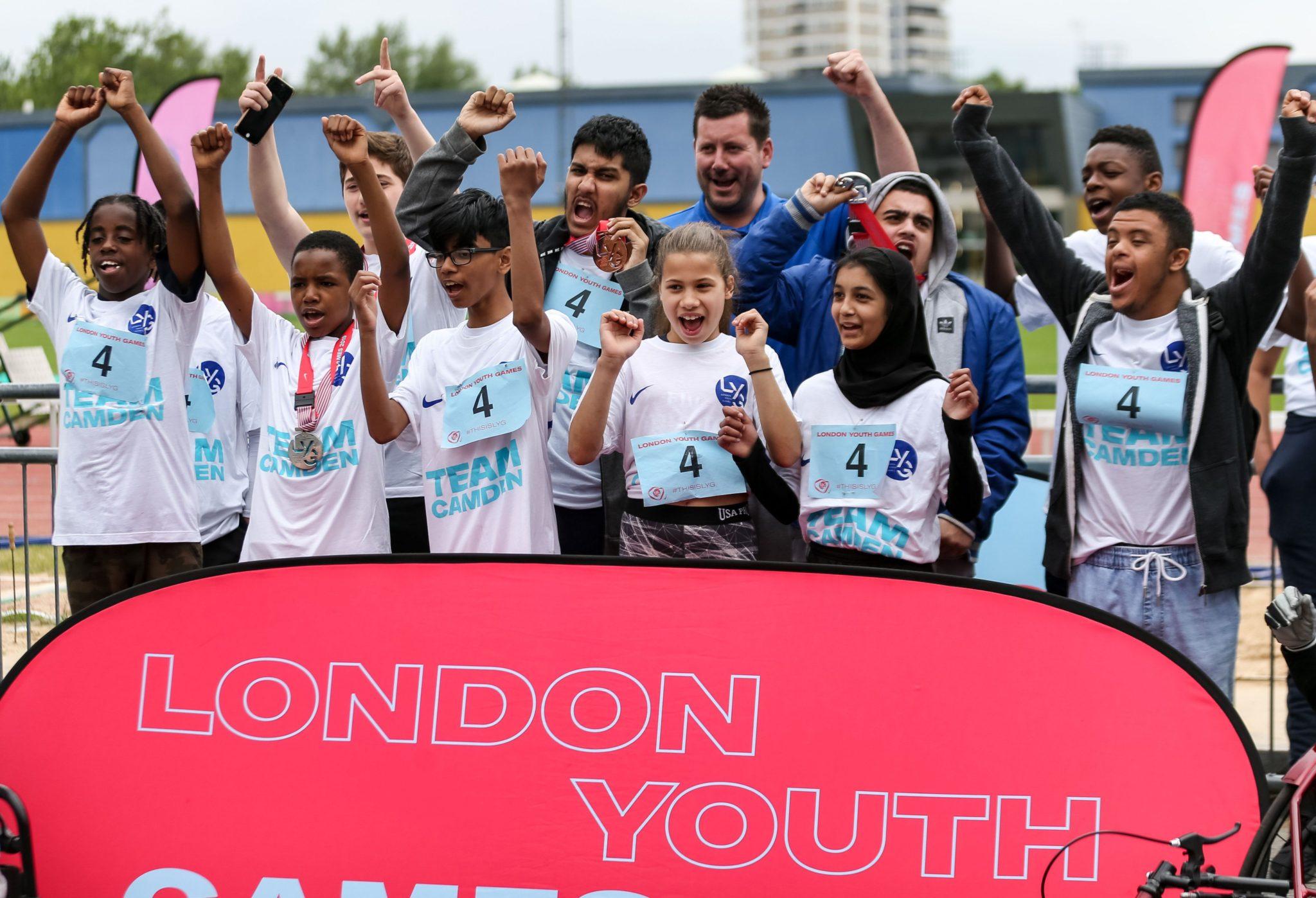CAMDEN CROWNED LONDON YOUTH GAMES VIRTUAL GAMES CHAMPIONS London
