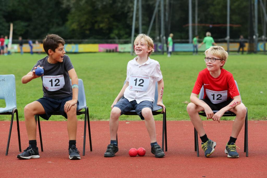 3 boys laughing