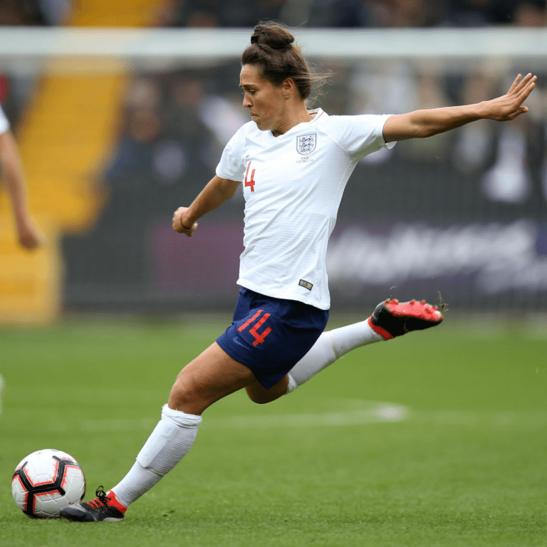 fara williams kicks football